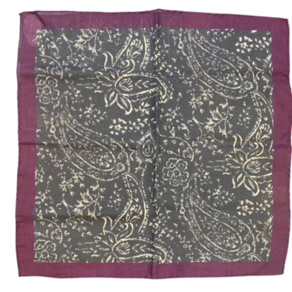 NWT Silk & Wool Pocket Square